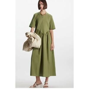 COS Green Maxi Dress